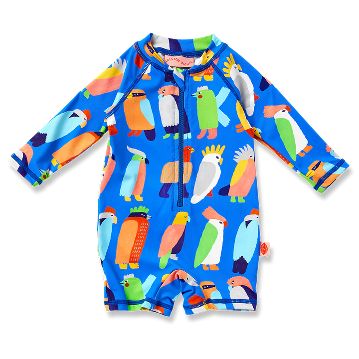 Halcyon Nights Long Sleeve Rash Suit Flamin' Galahs