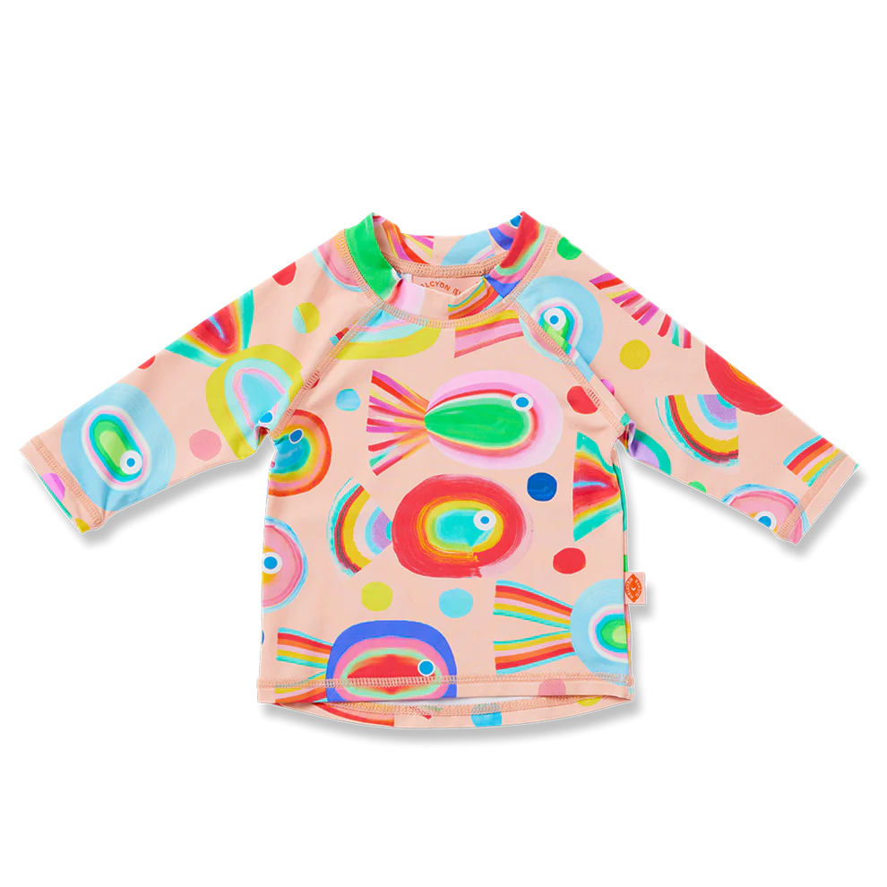 Halcyon Nights Long Sleeve Rash Vest Fancy Fins