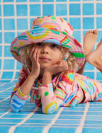 Swim Bucket Hat Fancy Fins