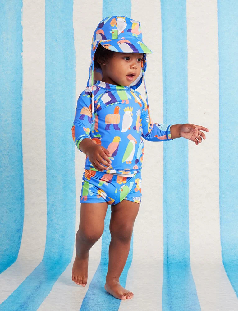 Halcyon Nights Long Sleeve Rash Vest Flamin' Galahs