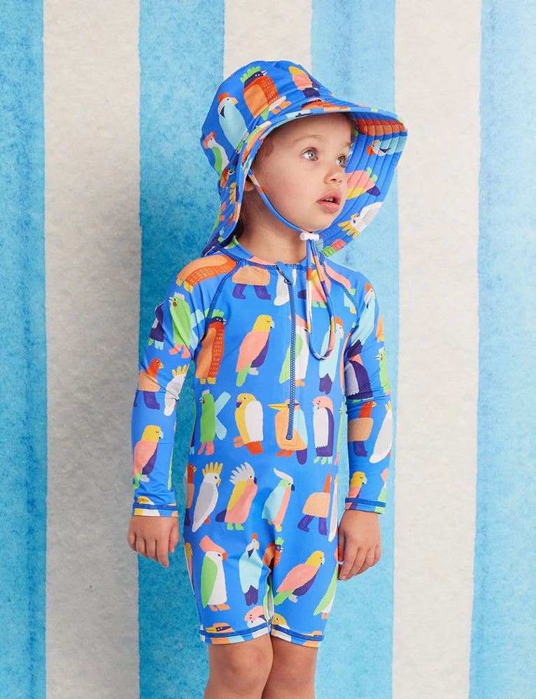 Halcyon Nights Long Sleeve Rash Suit Flamin' Galahs
