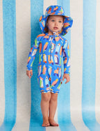 Long Sleeve Rash Suit Flamin' Galahs