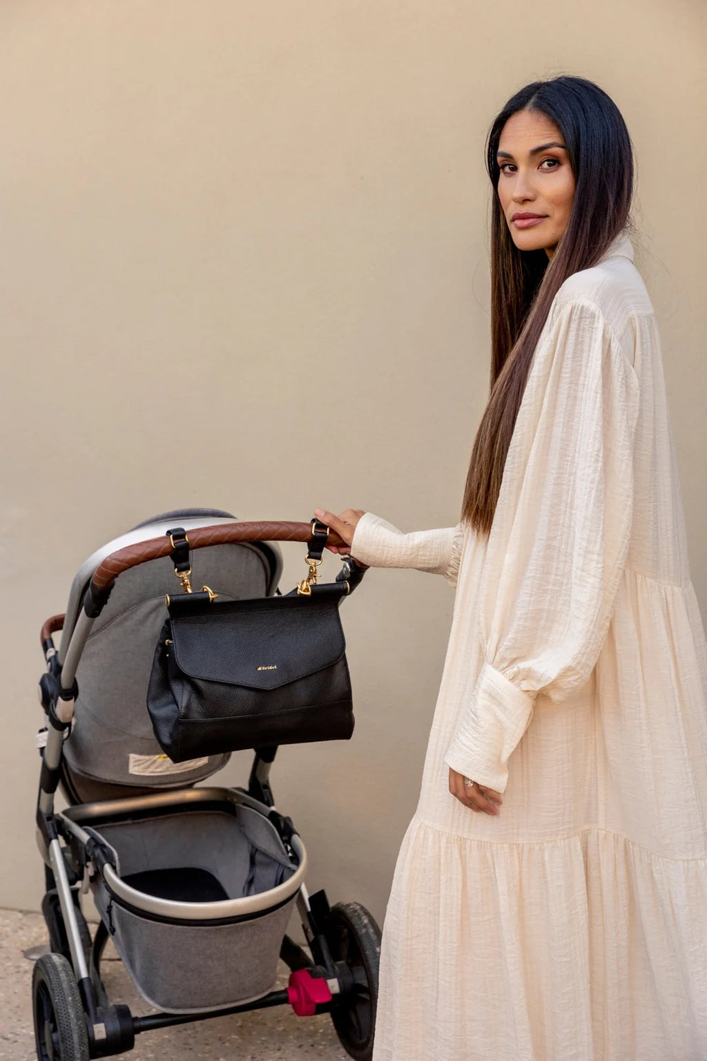 Luxe Pram Straps - Black