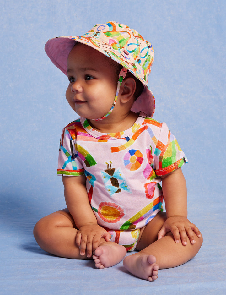 Halcyon Nights Magic Meadow Short Sleeve Bodysuit
