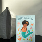 Mermaid "Happy Birthday" Card