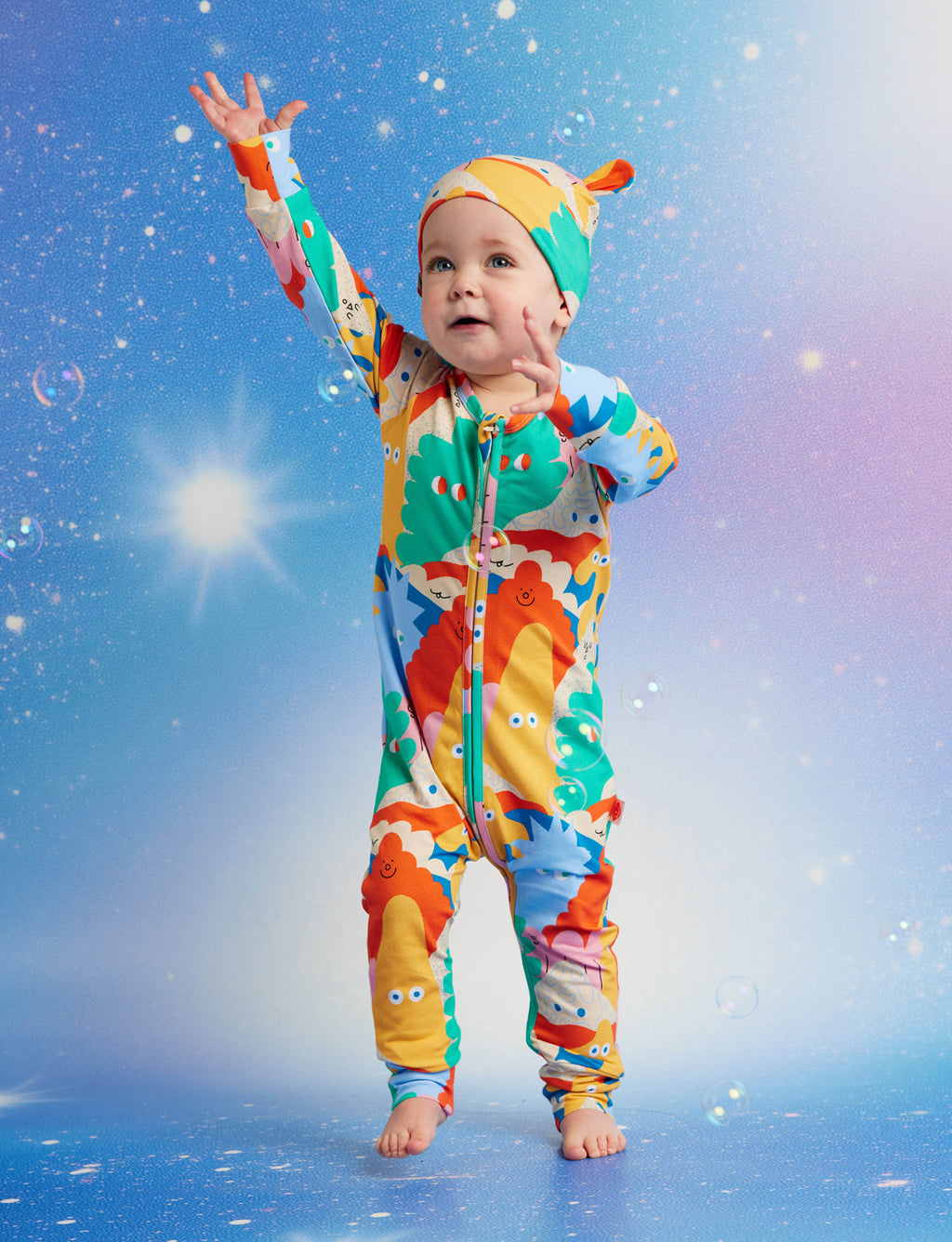 Mount Wiggly Long Sleeve Romper
