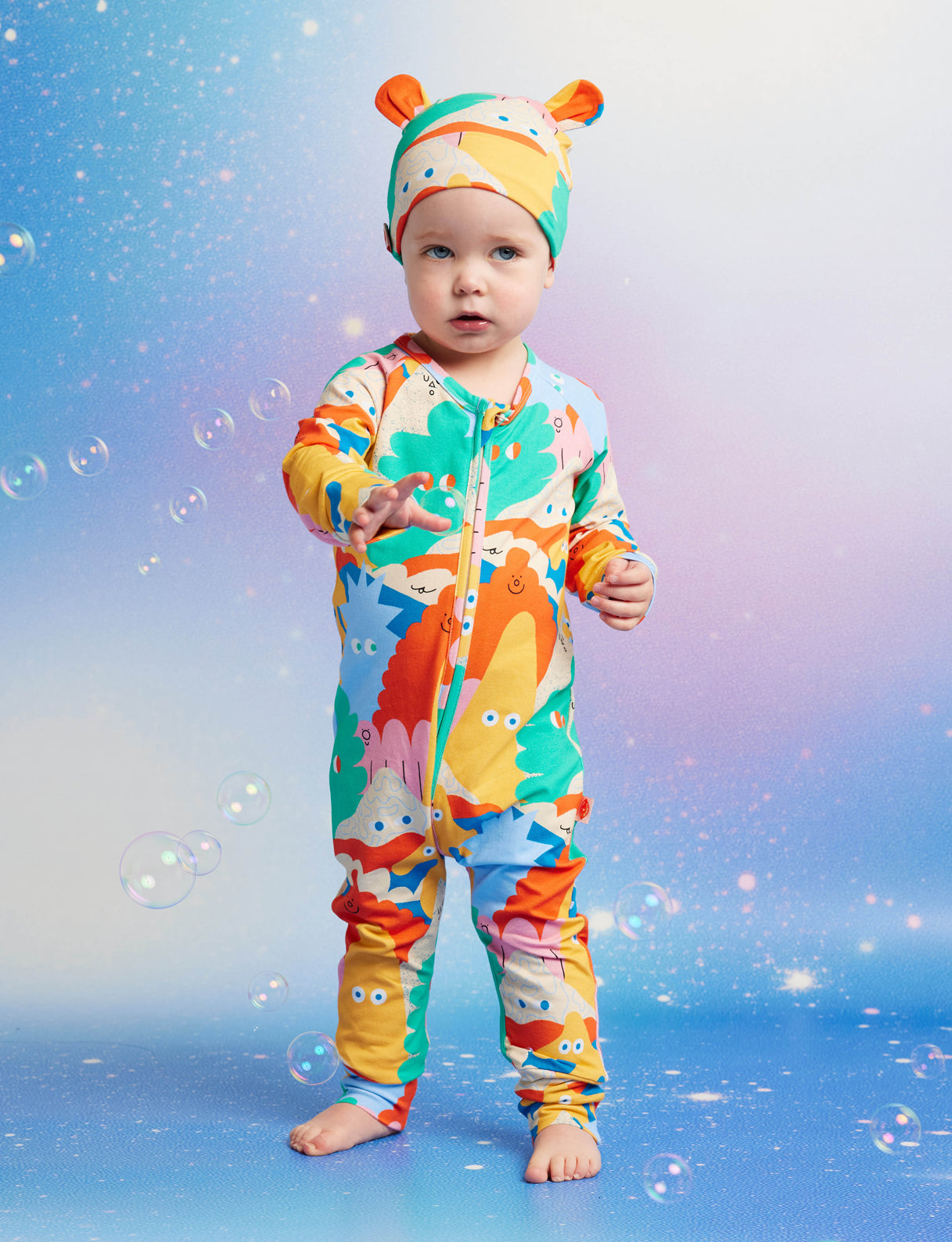Mount Wiggly Long Sleeve Romper