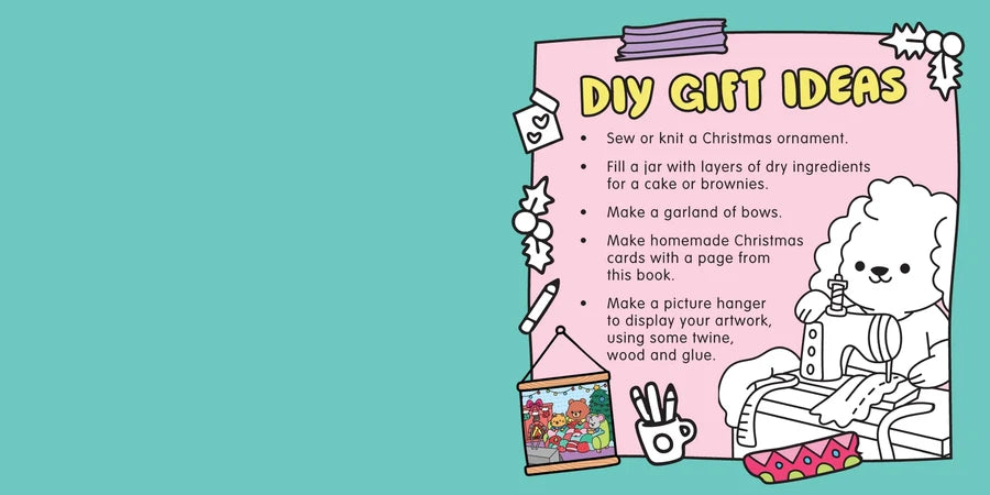 Happy Days - Cosy Christmas Advent Colouring Book