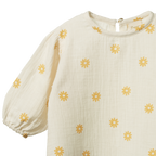 Nature Baby Elodie Blouse - Chamomile Natural Print