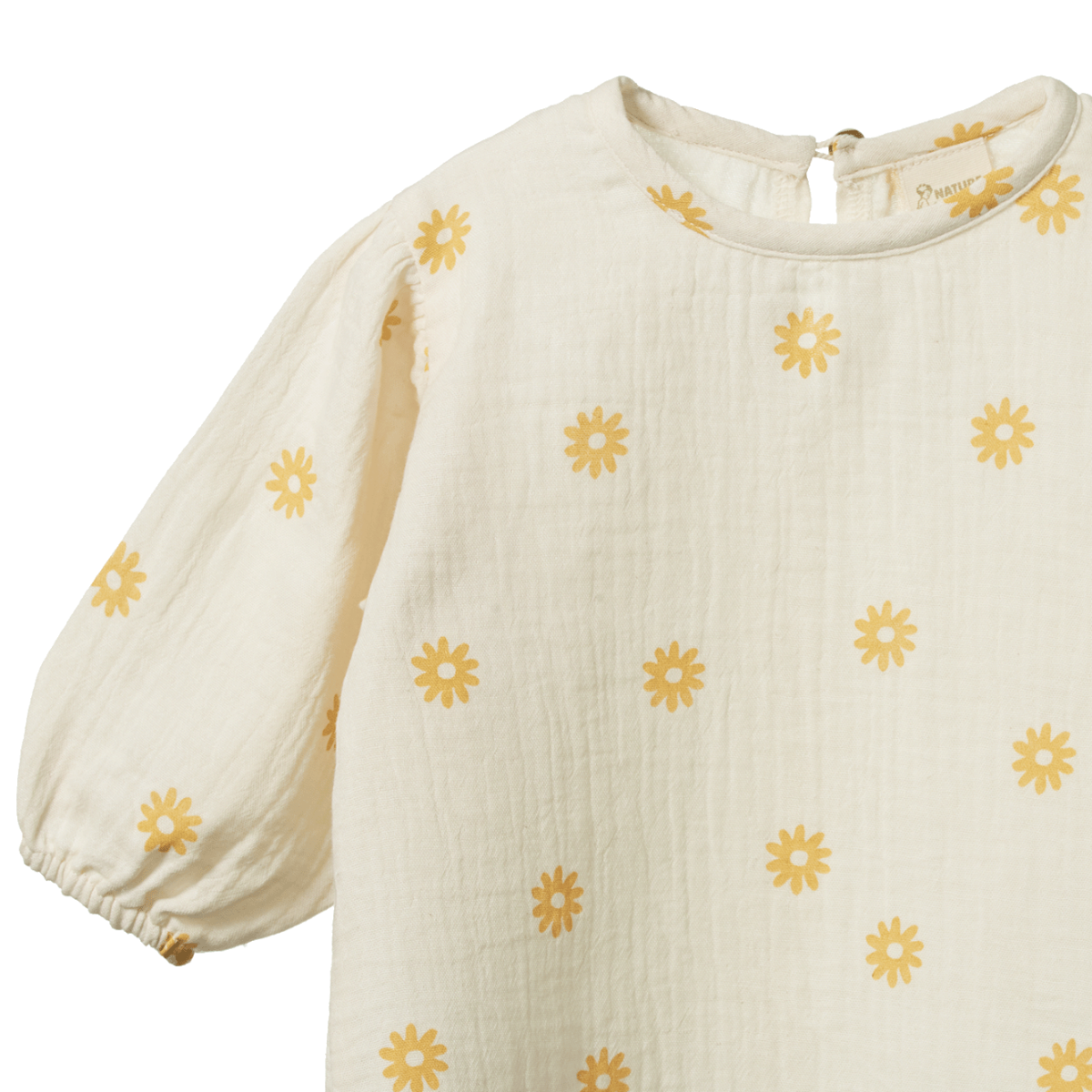 Nature Baby Elodie Blouse - Chamomile Natural Print