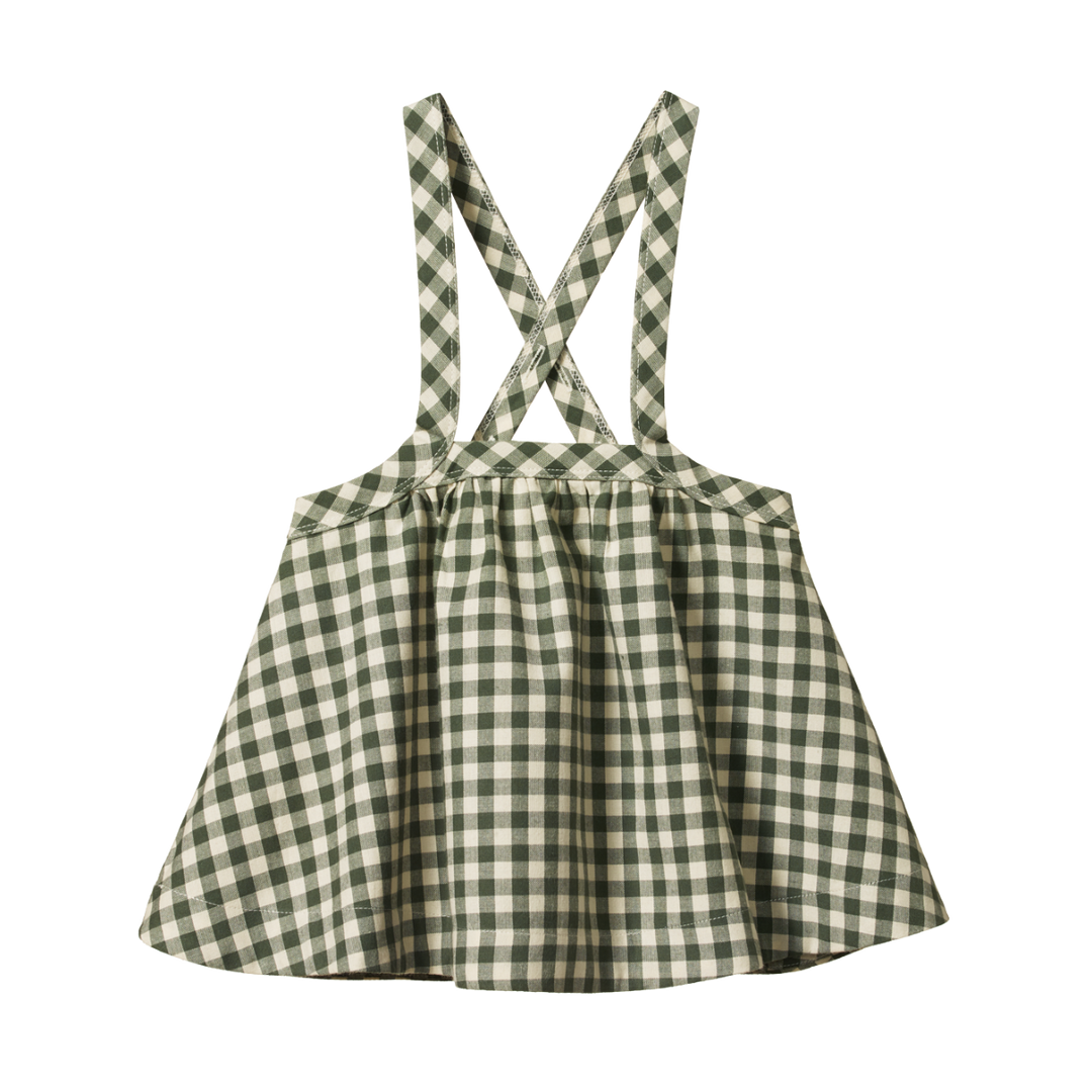 Nature Baby May Pinafore - Thyme Check