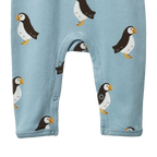 Henley Pyjama Suit - Puffin Print