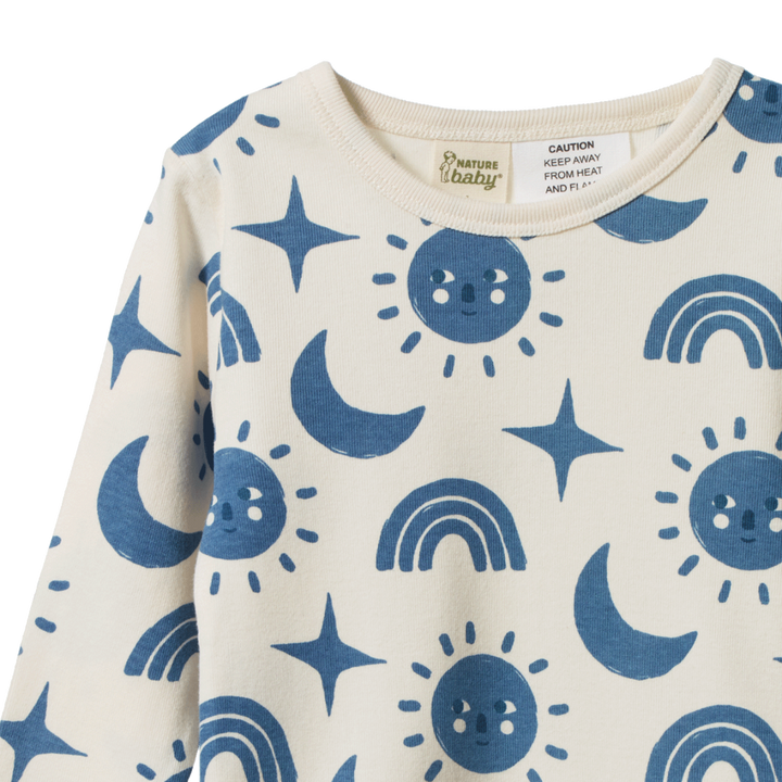 Nature Baby Long Sleeve Pyjamas - Twilight Print