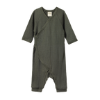 Kimono Stretch & Grow Pointelle - Thyme