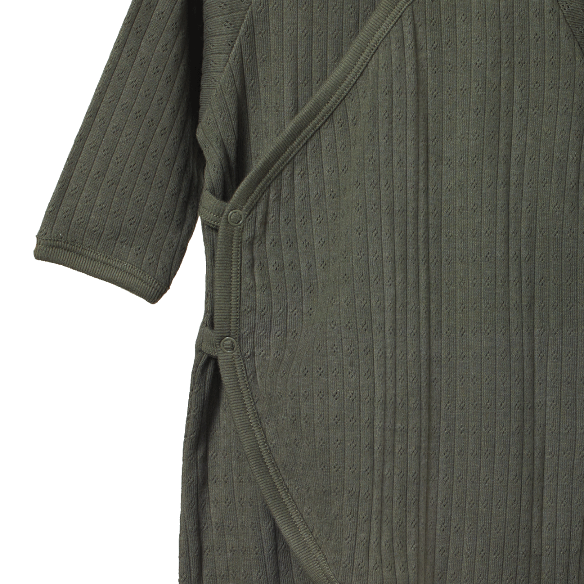 Kimono Stretch & Grow Pointelle -  Thyme