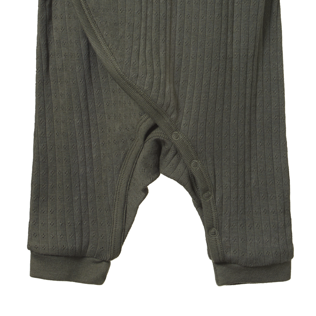 Kimono Stretch & Grow Pointelle -  Thyme