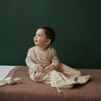 Organic Cotton & Merino Sleeping Bag - Bumble Bee Print