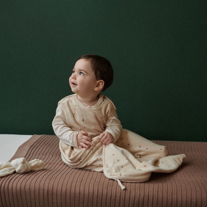 Nature Baby Organic Cotton & Merino Sleeping Bag - Bumble Bee Print