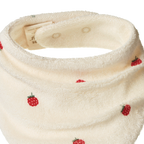 Triangle Bib Terry - Raspberry Print