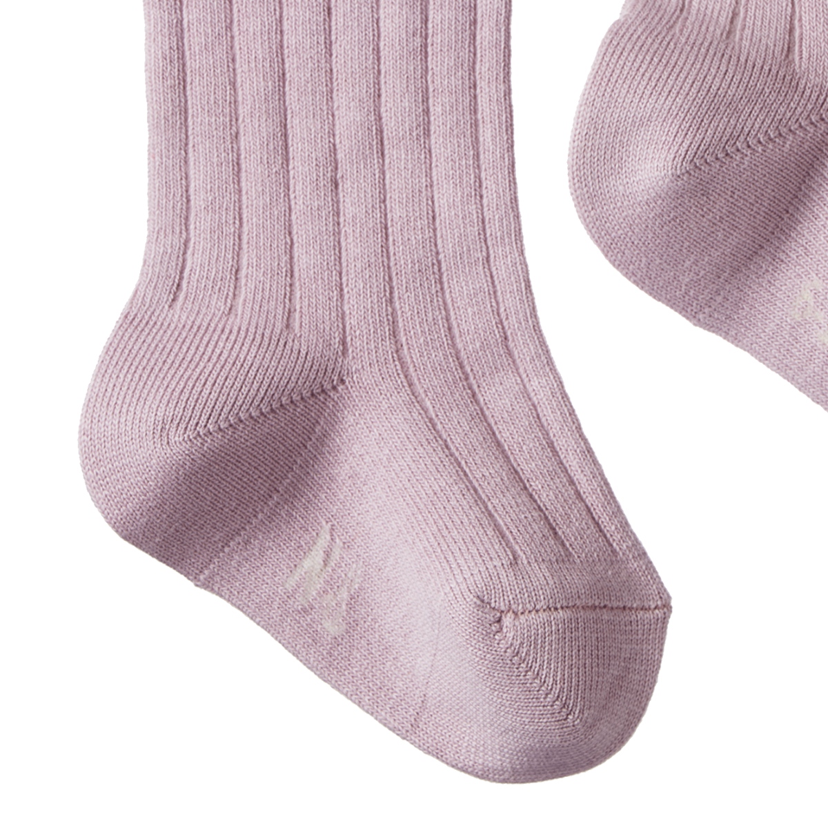 Nature Baby Organic Cotton Rib Socks - Lilac