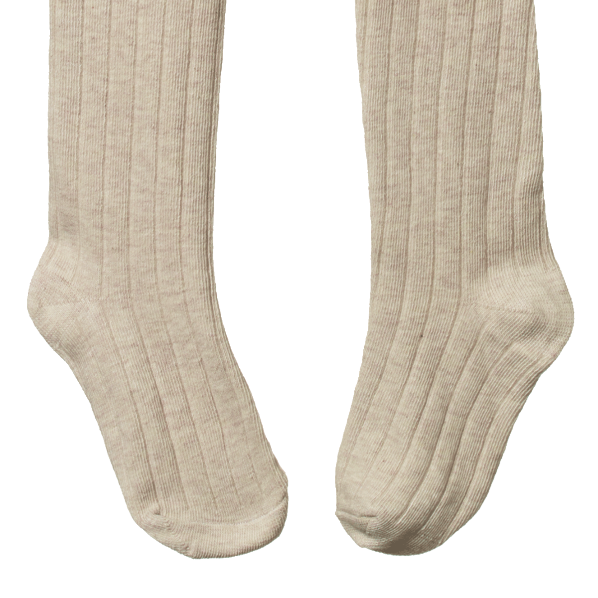 Nature Baby Organic Cotton Tights - Oatmeal Marl