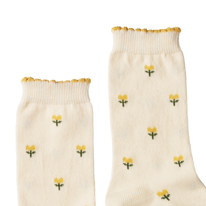 Nature Baby Organic Cotton Socks - Tulips
