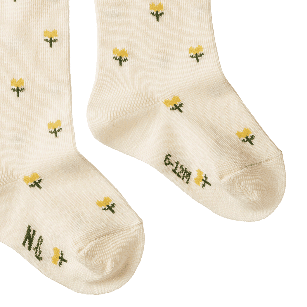 Nature Baby Organic Cotton Socks - Tulips
