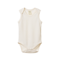 Singlet Bodysuit Pointelle - Natural