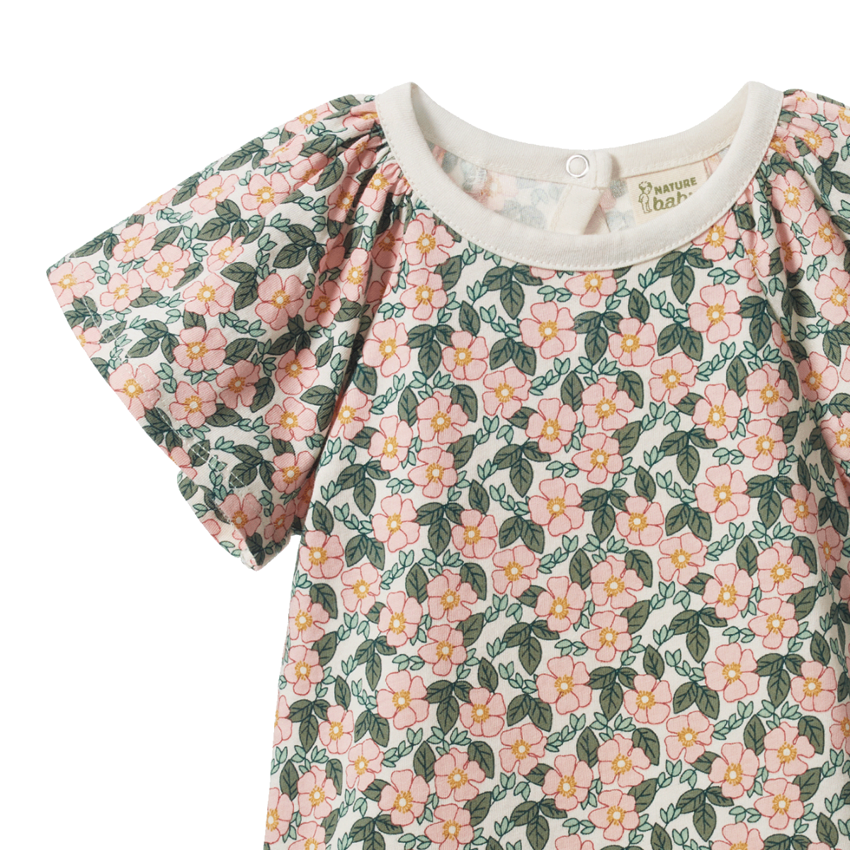 Nature Baby Faye Bodysuit - Garland Print