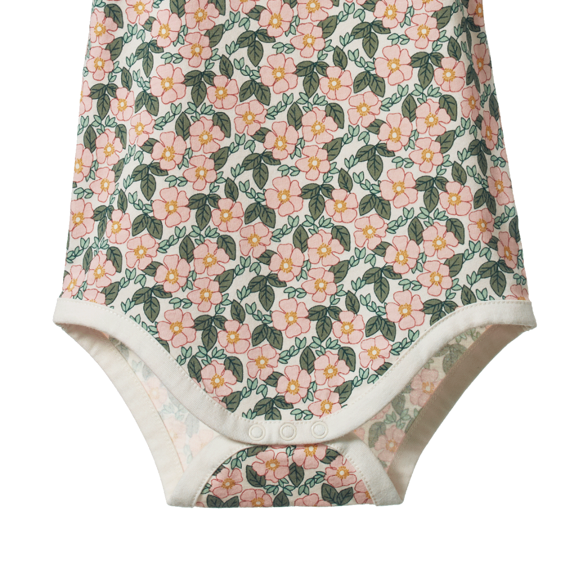 Nature Baby Faye Bodysuit - Garland Print