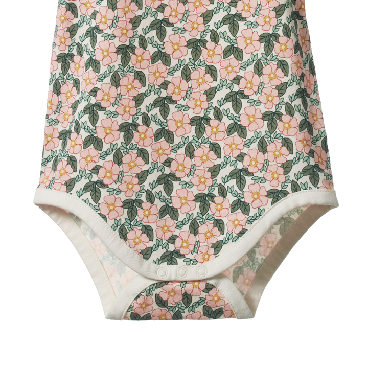 Nature Baby Faye Bodysuit - Garland Print