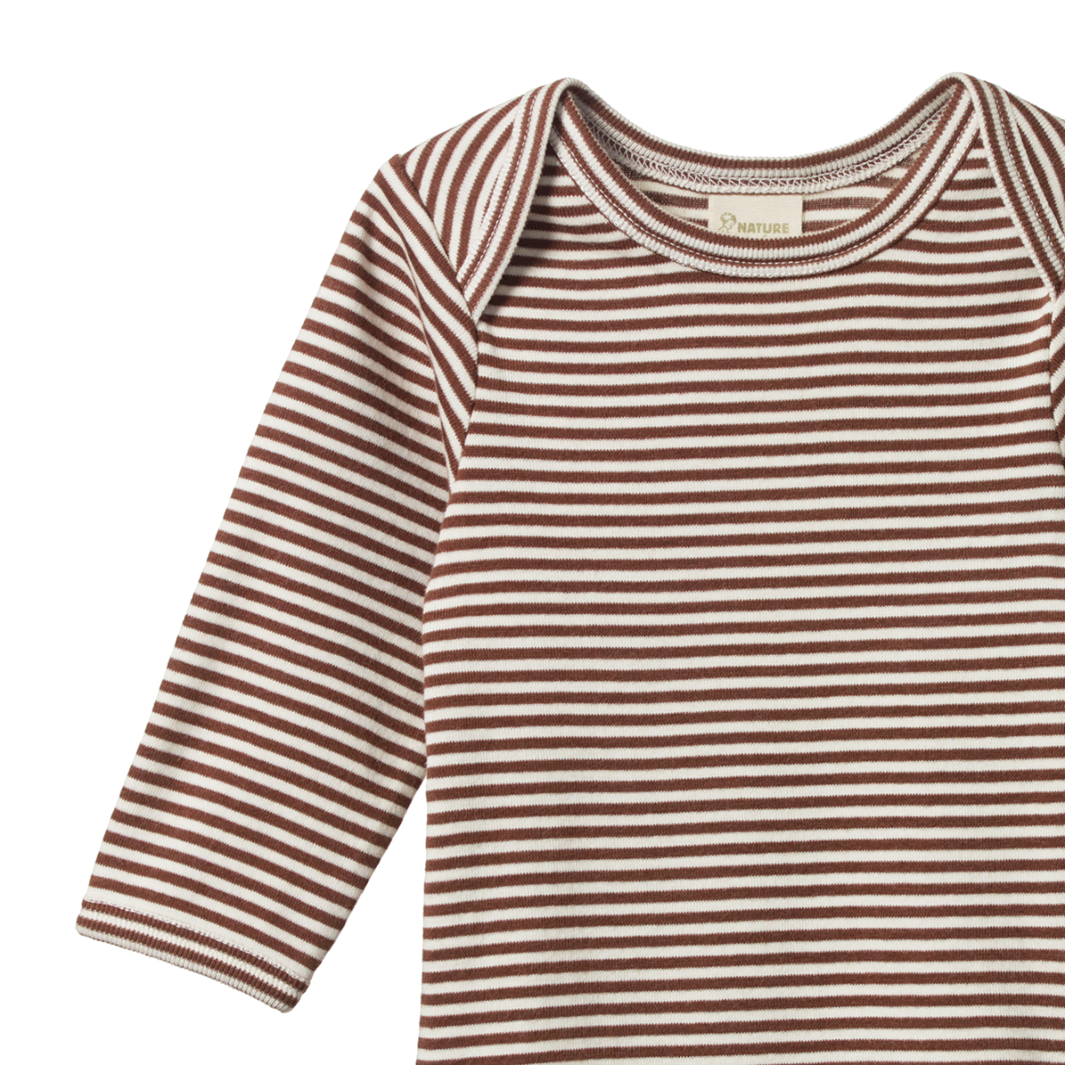 Nature Baby Long Sleeve Bodysuit - Pinecone Stripe