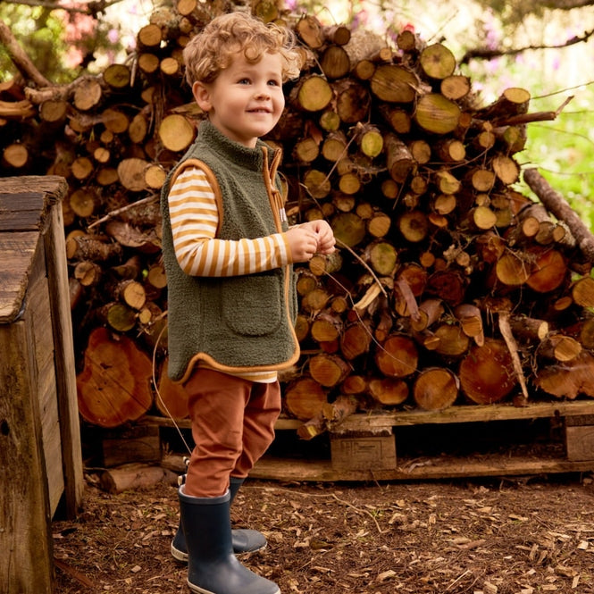 Nature Baby Flint Vest - Thyme