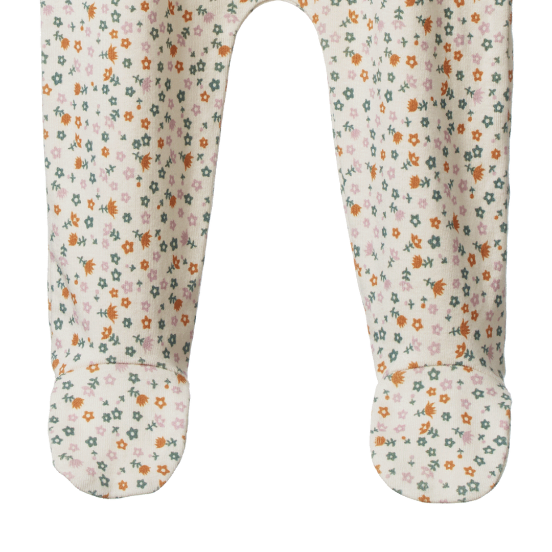 Nature Baby Footed Romper - Pollyanna Print