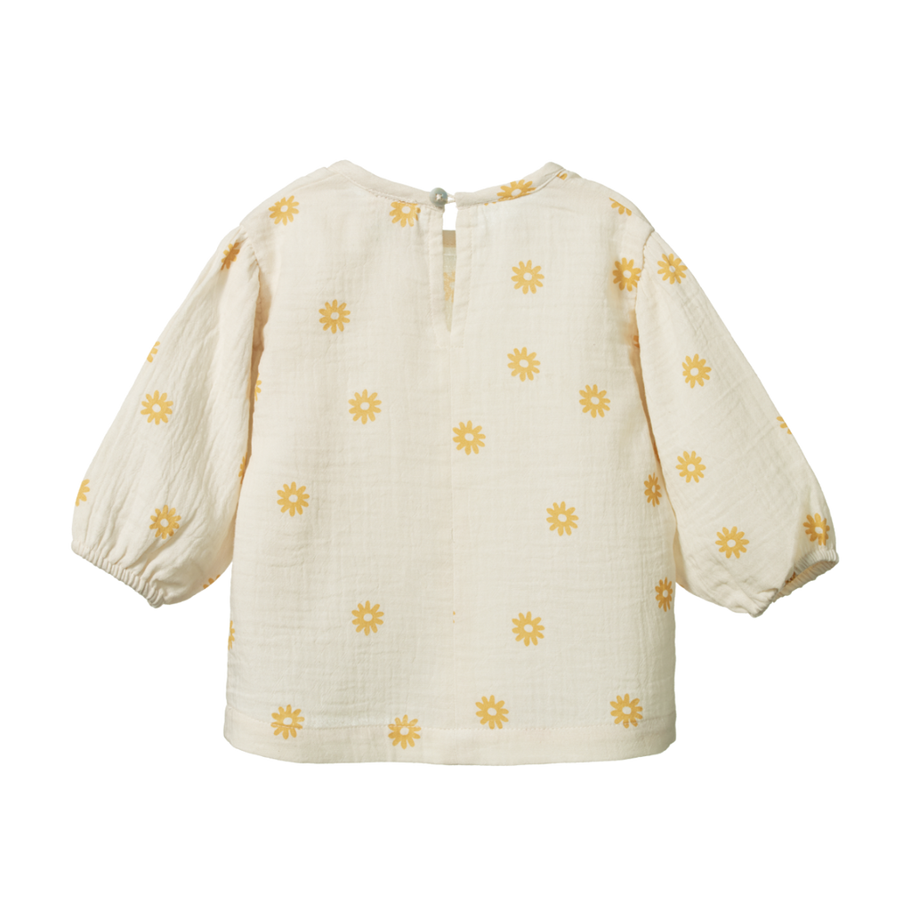 Nature Baby Elodie Blouse - Chamomile Natural Print