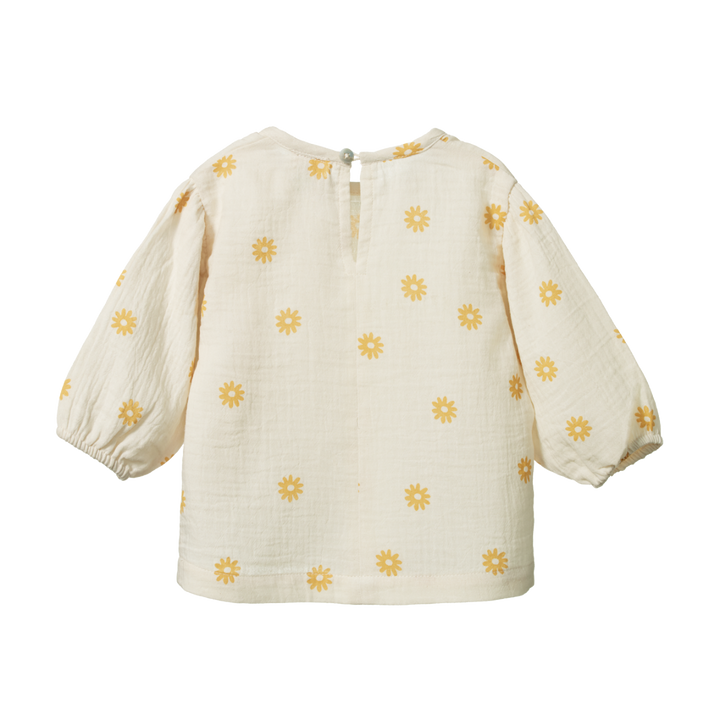 Nature Baby Elodie Blouse - Chamomile Natural Print