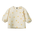 Nature Baby Elodie Blouse - Chamomile Natural Print