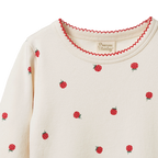 Long Sleeve Cloud Tee - Raspberry Print
