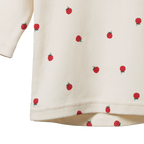 Long Sleeve Cloud Tee - Raspberry Print