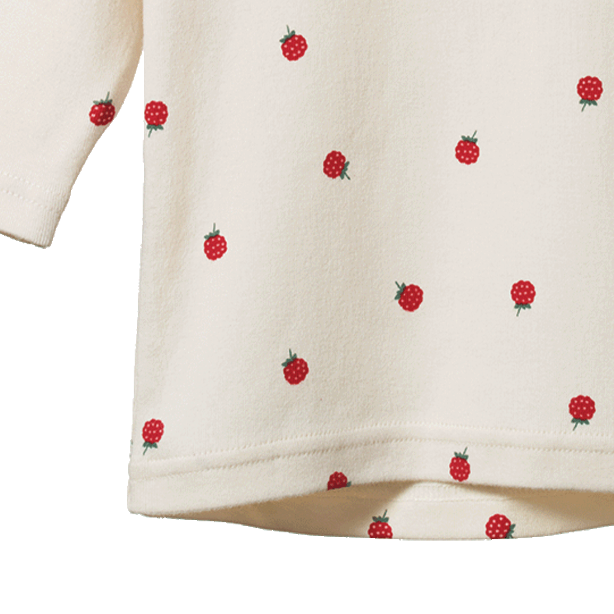 Nature Baby Long Sleeve Cloud Tee - Raspberry Print