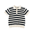 Stevie Polo - Navy Bold Stripe