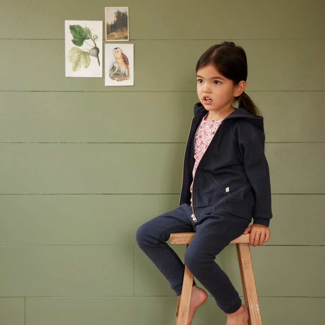 Nature Baby Sunday Track Pants - Navy Marl