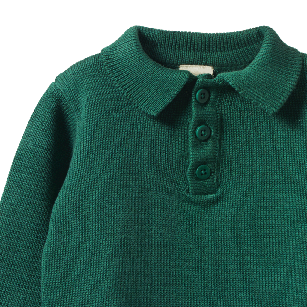 Nature Baby Grandpa Jumper - Pine