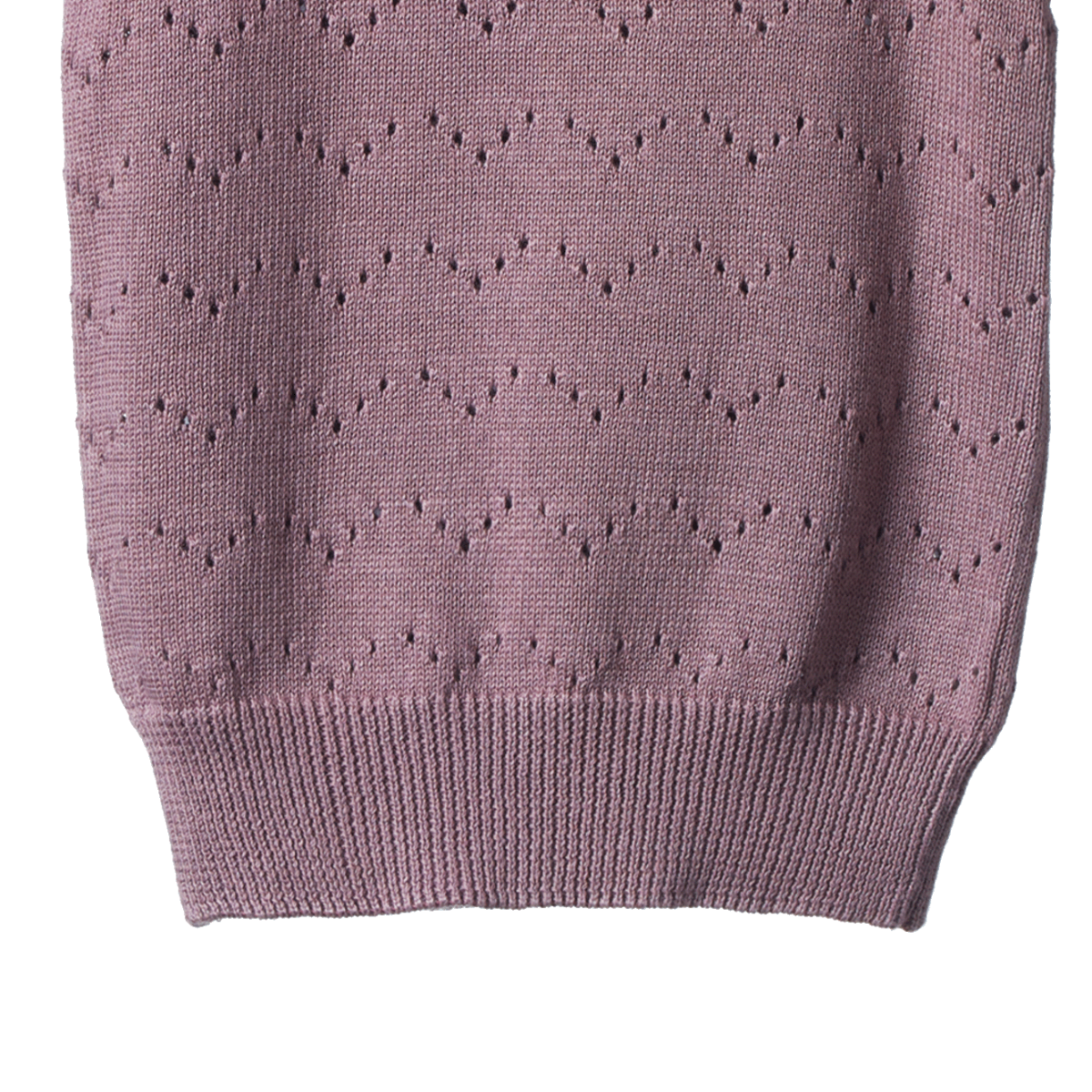 Nature Baby Mathilde Vest - Twilight Pointelle