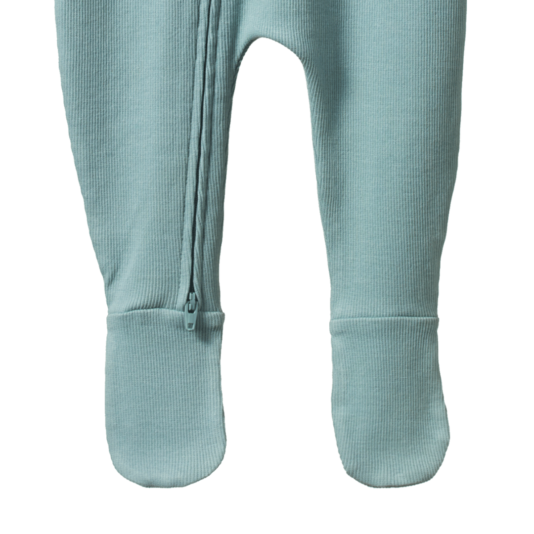 Nature Baby Dreamlands Suit Cotton Rib - Powder Blue