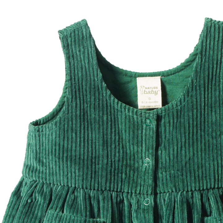 Nature Baby Amelia Pinafore - Pine