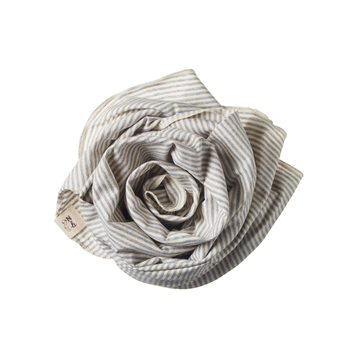 Wrap - Grey Marl Stripe