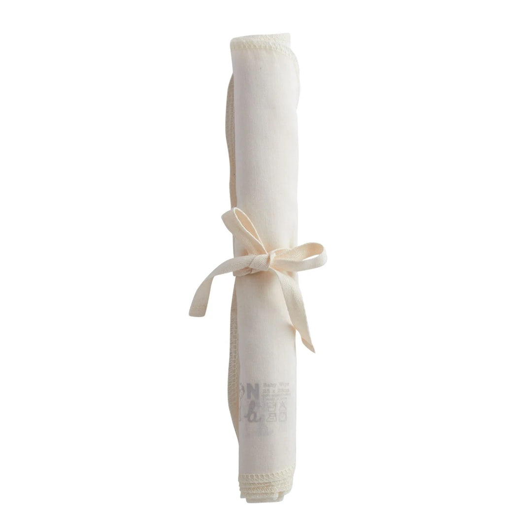 Nature Baby Organic Muslin Face Cloth 6 Pack - Natural