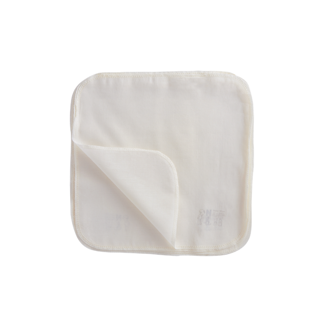 Organic Muslin Face Cloth 6 Pack - Natural