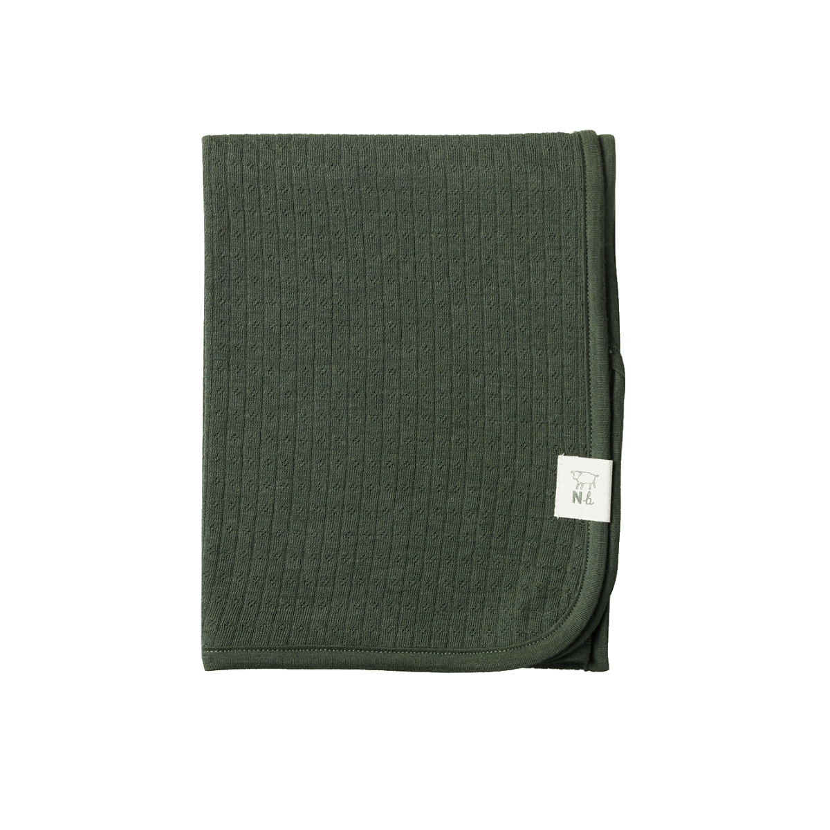 Merino Wrap Pointelle - Thyme